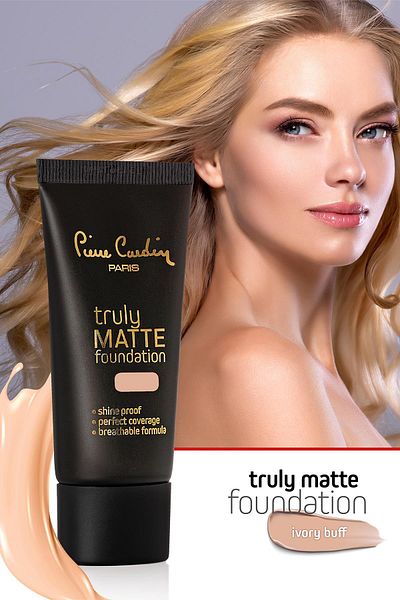 Pierre Cardin Truly Matte Foundation - Ivory Buff