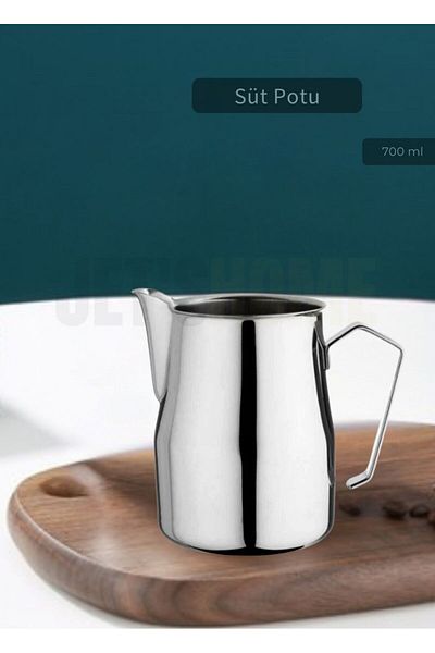 Jet's Home Milk Pot Stainless Milk Frothing Jug Steel Pitcher 700 ml