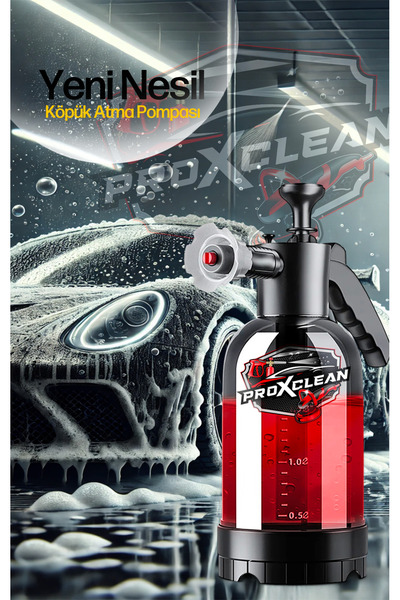 PROXCLEAN Yeni Nesil Premium Araç Yıkama Köpük Makinası Oto Yıkama Pompası Ba...