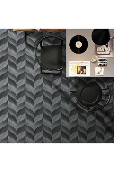 sharpdo 5pcs Thick Wood Grain Floor Sticker Set 40*40 CM, for Living Room, Bedroom