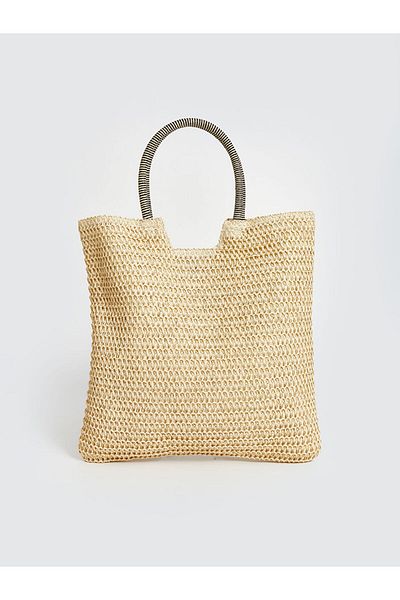 LC Waikiki Lcw Accessories Wicker Women's Handbag