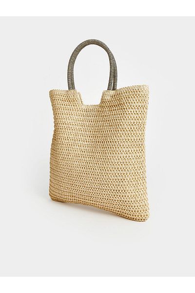 LC Waikiki Lcw Accessories Wicker Women's Handbag