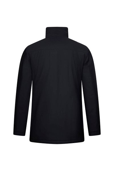 Hatemoğlu Black Regular Fit Judge Collar Coat