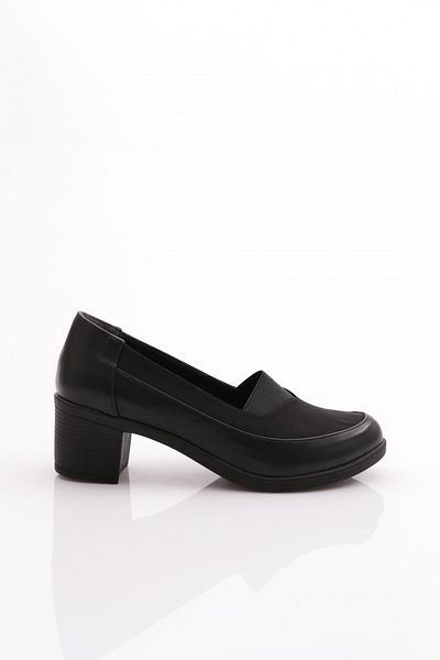 DGN Black Women's Heeled Shoes - 341333648