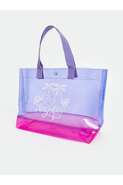 LC Waikiki New Season Printed Girl's Beach Bag - S5Gc42Z4