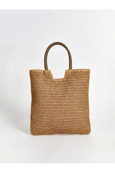 LC Waikiki Lcw Accessories Wicker Women's Handbag