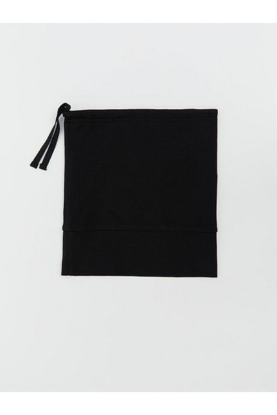 LC Waikiki Lcw Accessories Black Drawstring Men's Beanie and Neck Collar