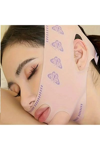 crıtıcman Face Lifting Strap Double Chin Mask Face Lifting Belt Elastic and Breathable Beauty