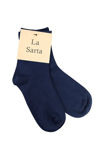 La Sarta Bamboo Navy Blue Socks