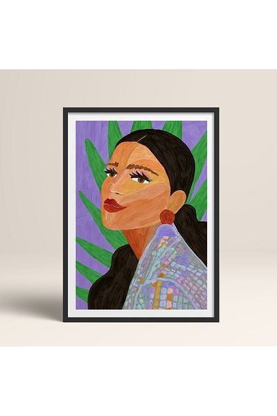 HOMEPACK Pictură cu un singur cadru din lemn Pictură poster dintr-o bucată TK/854
