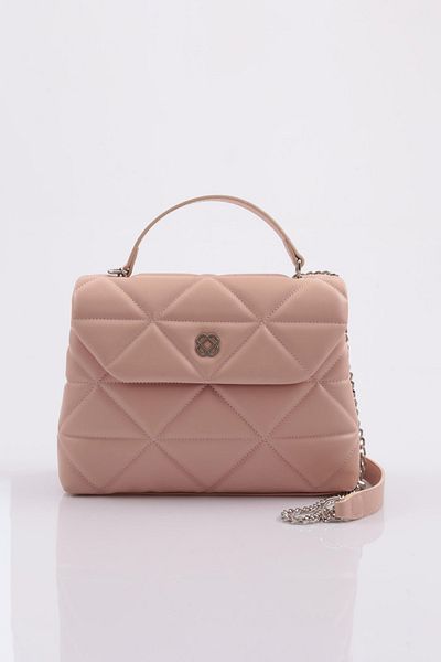 DGN 7267 Model Women's Shoulder and Shoulder Bag - Powder