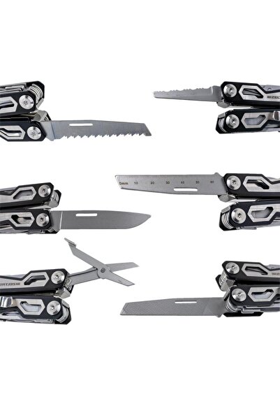 İzeltaş İzeltaş Multi Tool 15 Fonksiyonlu Çok Amaçlı El Aleti 155 mm