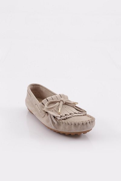 DGN Γυναικεία Φούντα Λεπτομερή Παπούτσια Loafer Mink Suede 212292885
