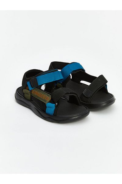 LC Waikiki Black Velcro Boys Sandals