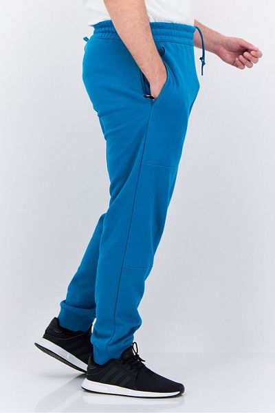adidas Men Sportswear Fit Outdoor Sweatpants, Teal Blue