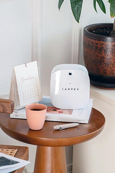 Carpex Micro Koku Makinesi Beyaz + 50ML Ginger Flowers