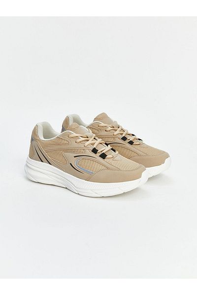 LC Waikiki Lcw Steps Beige Lace-Up Men's Sneakers