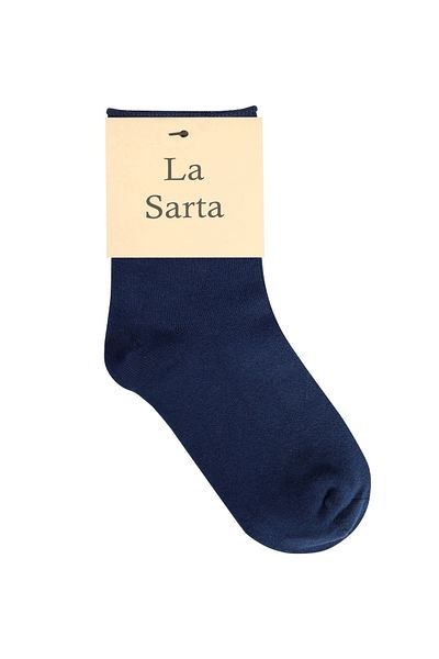 La Sarta Bamboo Navy Blue Socks