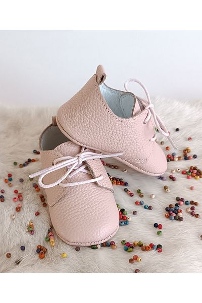 Hodore Alpha Powder Leather Baby Shoes