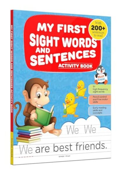 Wonder House Books كلمات وأجملها المهمة في الحياة: كتاب أنشطة للأطفال