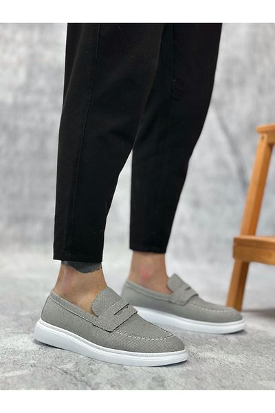 BOA Ba0355 Laceless Linen Smoked Classic Corcik Men's Shoes