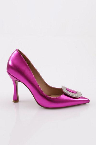 DGN Tocuri de damă fucsia metalice - cu cataramă 101413236