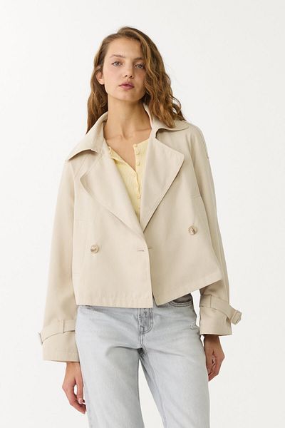 Stradivarius Short flowing trench coat