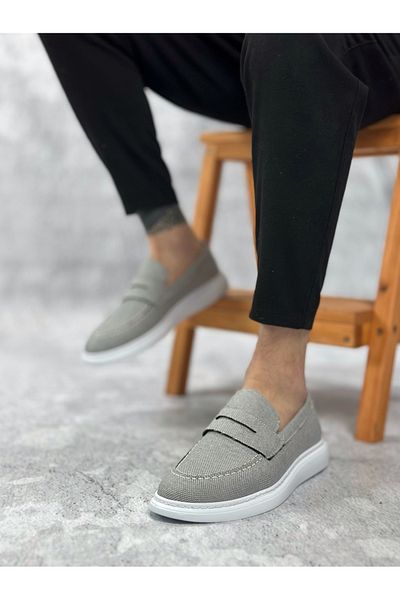 BOA Ba0355 Laceless Linen Smoked Classic Corcik Men's Shoes