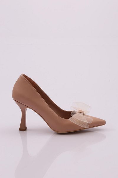 DGN Pantofi cu toc de damă Nud 26153534