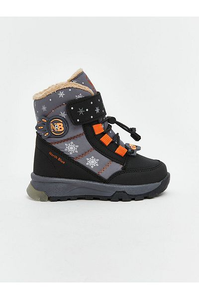LC Waikiki Baby Boy Snow Boots with Fur Inside and Laces