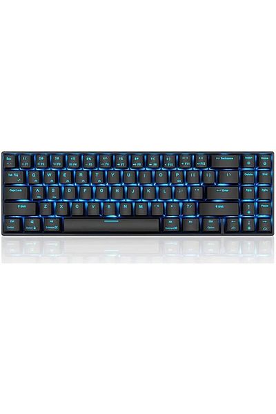 COOYA RK836 Gaming Keyboard, 71-Key USB Wired Mechanical Keyboard for PC