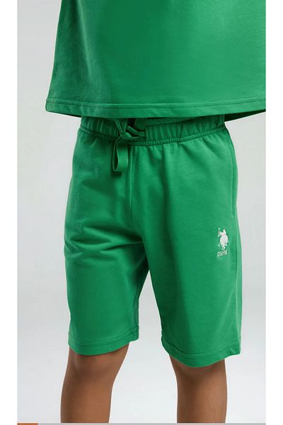 U.S. Polo Assn. Men'S, Licensed, Uspa, Basic, Uspa Writing, 2 Thread, 100% Cotton, T-Shirt Bermuda Suit