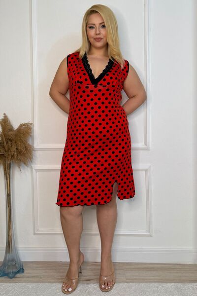 tarzımsüper Women's Plus Size Comfort Model Cotton Nightgown