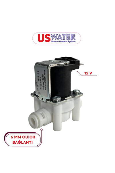 uswater 12 Volt 6 Mm Quick Bağlantılı Solenoid Valf