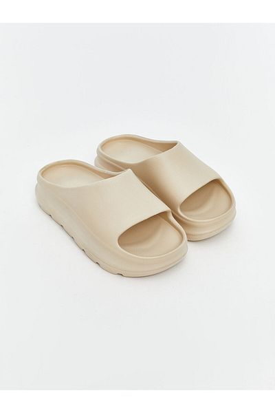 LC Waikiki Lcw Steps Beige Single Strap Women's Slippers