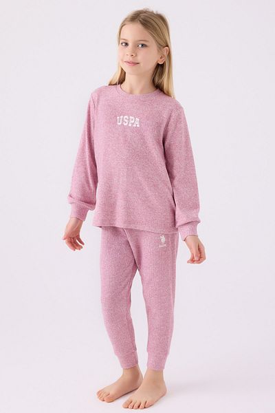 U.S. Polo Assn. Πόλο Ασν. Γυναικεία / Κορίτσια Σετ Πιτζάμες K.Lilac (Κωδικός μοντέλου: Us1987-G)