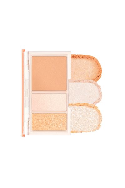 Twinkle Pop 3-Piece Blush Shimmering Look Palette - Twinkle Pop Face Flash (#01 Oh!Coral-Full)