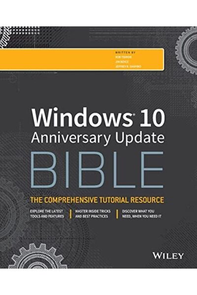 John Wiley & Sons Inc تحديث الذكرى السنوية لـ Windows 10 Bible