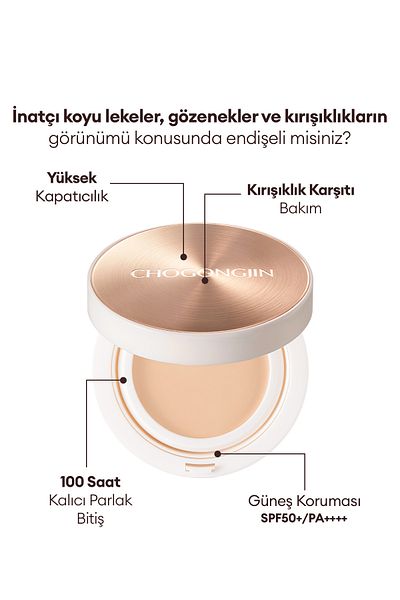 Missha Chogongjin Bb Pact - Offering Cream, Anti-Aging, Care and Intensive Coverage, Spf50+/Pa++++