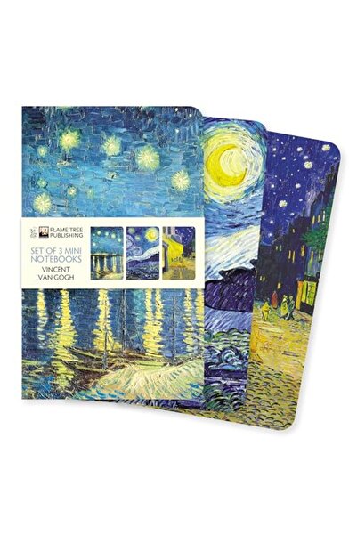 Flame Tree Publishing مجموعة دفاتر صغيرة لفنسنت فان جوخ