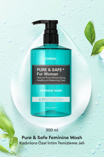 Kundal Kadınlara Özel Intim Temizleme Jeli Pure & Safe Feminine Wash 300ml (P...
