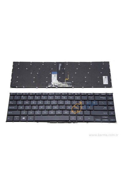 ASUS ZenBook 13 UX325EA-DS51 Notebook Klavyesi, Laptop Tuş Takımı (Siyah TR) ışıklı