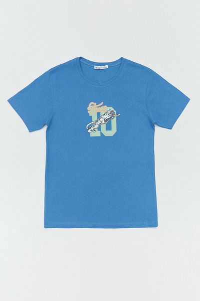 Fulla Moda Tricou pentru băiat, 100% bumbac, cu imprimeu tigru