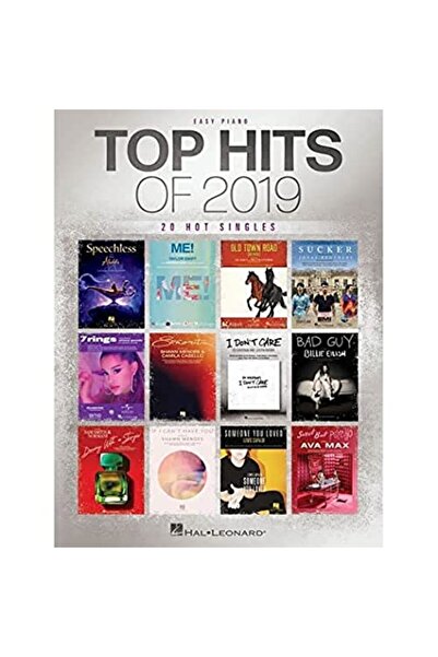 Hal Leonard Corporation أفضل الأغاني الناجحة لعام 2019 Easy Piano 20 أغنية فر...