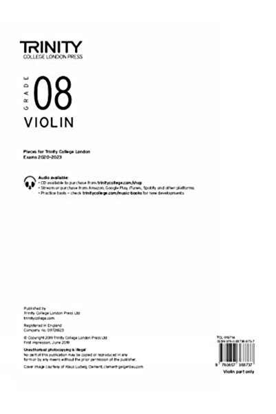 Trinity College London Press مقطوعات امتحان الكمان بكلية ترينيتي لندن من الصف...