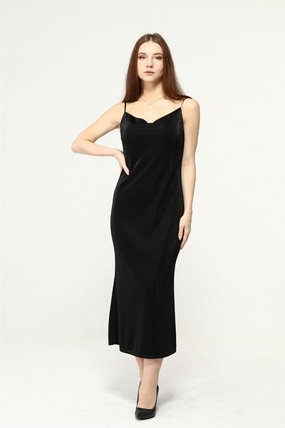 Asees Degaje Collar Stone Detailed Strappy Evening Dress