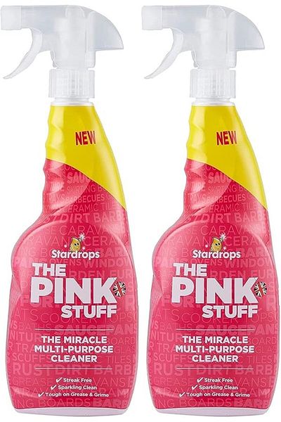 THE PINK STUFF منظف متعدد الأغراض ميراكل، بخاخ 850 مل، 2 × 28.7 أونصة سائلة