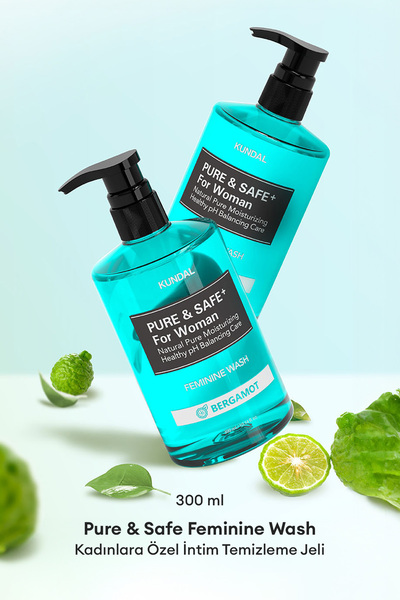 Kundal Kadınlara Özel İntim Temizleme Jeli KUNDAL Feminine Cleanser 300ml (Be...