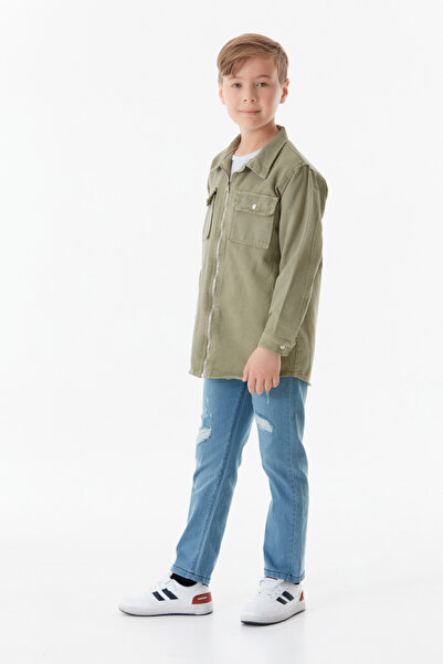 Fulla Moda 100% Cotton Printed Pocketed 2-Piece Boy's Set