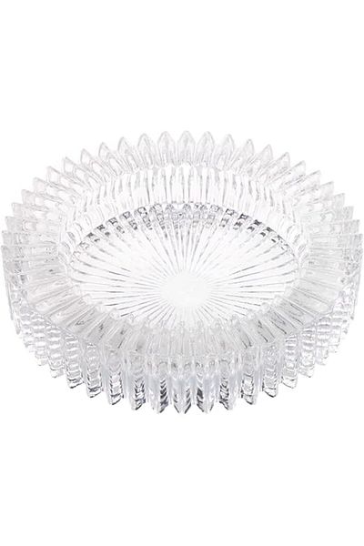 AKDC Soliel Ashtray L(15CM)XW(15CM)XH(3CM) Transparent
